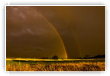 Arc en ciel sous la pluie