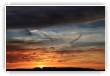 Coucher de soleil sur le Jura